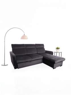 Grafitowy narożnik z funkcją spania Venus uniwersalny