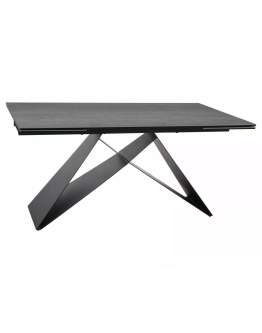 Stół Westin Ceramic Pietra Di Savoia Jasny Szary Mat 160(240)x90 cm