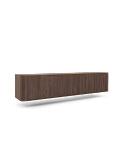 Comodă TV suspendată Trenza, nuc lincoln (200 cm)