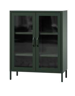 Witryna do salonu GINA modern: butelkowa zieleń (1588)