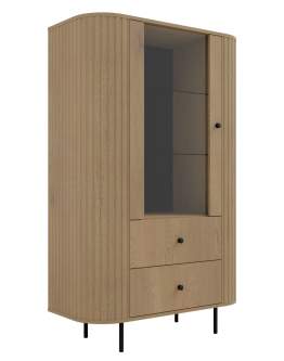 Witryna Ovalio Dąb Cremona (1F2S, Typ 112)