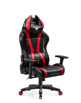 Fotel gamingowy dla dzieci Diablo X-Horn 2.0 Small: czarno-czerwony (1745)