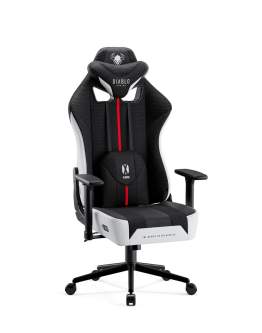 Fotel do biurka dla dziecka Diablo X-Player Small: Biało-czarny (1742)