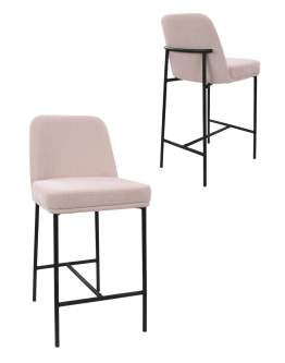 Scaun de bar Zafiro, picioare negre