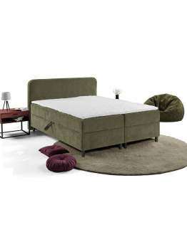 Łóżko kontynentalne z pojemnikiem na pościel Viva 140/160/180