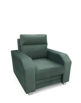 Fotel wypoczynkowy do salonu Alvares z wysokim oparciem