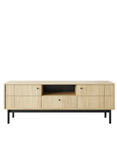 Szafka RTV Japandi (RTV154), dąb Piaski - sklep CentrumKrzesel.pl