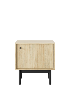 SAPINページ Szafka nocna Japandi (S54) Piaski - sklep CentrumKrzesel.pl