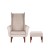 Set: Fotoliu cu urechi Wingback + Taburet Wingback (expediere rapidă) - wariant 1