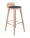 Scaun de bar Malmo Wood Plus 4HW - wariant 2