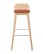 Scaun de bar Malmo Wood Plus 4HW - wariant 1