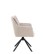 Scaun de dining pivotant Alonso, bej - wariant 2