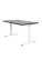 Biurko z regulacją wysokości Alto 100 White 140 cm - wariant 2