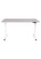 Biurko z regulacją wysokości Alto 100 White 160 cm - wariant 1