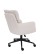 Krzesło biurowe Aria, regulowane, obrotowe, beżowe - wariant 1