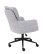 Krzesło biurowe Aria, regulowane, obrotowe, szare - wariant 2