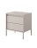 Beżowy stolik nocny z szufladami Senso 2S (3140) - OUTLET - wariant 1