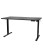 Biurko z regulacją wysokości Alto 100 Black 160 cm - wariant 2