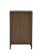 Wysoka komoda Blair z 5 szufladami (CD02) przydymiony dąb 70x118 cm - wariant 2