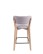 Barová židle do kuchyně s opěrkou na nohy Boston, béžová - wariant 3
