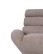 Fotel obrotowy Cloud z wysokim oparciem, ciemnobeżowy - wariant 3