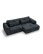 Przestronna sofa narożna z funkcją spania i pojemnikiem Polaris 292 cm - wariant 1