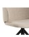 Scaun de dining pivotant Ella Black, bej - wariant 1