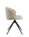 Scaun de dining pivotant Ella Black, bej - wariant 2