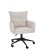 Krzesło biurowe Ferro, beżowe, regulowane, obrotowe - wariant 1