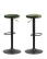 Scaun de bar Finch, verde - wariant 3