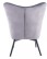 Fotel Carmen Velvet Szary - wariant 1
