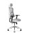 Fotel ergonomiczny Diablo V-Basic: biało-szary (970) - wariant 2