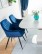 Krzesło Linea Velvet Granatowy (3164 AB) - OUTLET - wariant 1
