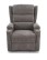 Fotel Minos – elektryczny, rozkładany, z pilotem i uchwytem na kubek szary - wariant 1