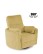 Fotel Pegas z funkcją elektrycznego rozkładania, obracania i kołyski, musztardowy - wariant 2