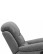 Fotel Neron z funkcją relaks szary - wariant 2