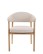 Scaun de dining Gabi, bej/stejar natural - wariant 1