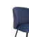 Krzesło do jadalni Ganta Black, niebieskie - wariant 3