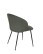 Krzesło do jadalni Ganta Black, zielone - wariant 2