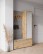 Szafa z siedziskiem do przedpokoju 115 cm garderoba Tejo II dąb wotan (TEJ013W+TEJ244) - wariant 2