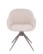 Krzesło obrotowe do jadalni Greta, beżowe - wariant 1