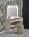 Toaletka z lustrem Hollywood 2, kaszmir (3301)  - OUTLET - wariant 1