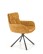 Otočná židle K495, hořčicová - wariant 2