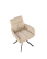 Otočná čalouněná židle K536, béžová - wariant 1