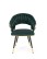Krzesło K551 zielone, tapicerowane velvet, nowoczesny design - wariant 3