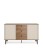 Comodă cu 2 uși și 3 sertare Aurena Au4, cașmir/nuc regal (140 cm) - wariant 1