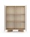Comodă înaltă cu iluminare LED Semi, cappuccino/bolivar natural - wariant 3