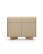Comodă cu 2 uși, 2 sertare și iluminare LED Semi, cappuccino/bolivar natural (104 cm) - wariant 1