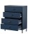 Komoda na nóżkach CARLA modern: granatowa (1581) - wariant 1