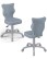 Krzesło dziecięce obrotowe Petit 133-159 cm Szara Podstawa - wariant 2